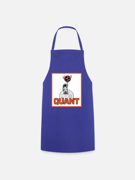 Quant Krypto Shirt Crypto Blockchain Geld Geschenk - Kochschürze - Royalblau