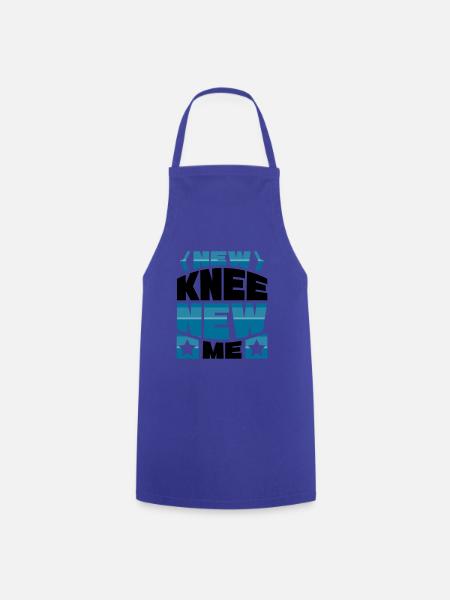 New Knee new me - Kochschürze - Royalblau