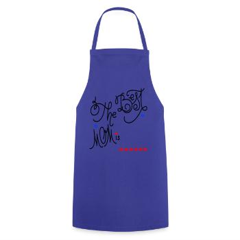 la meilleure maman, fête des mères - Tablier de cuisine - bleu royal - Devant - AI Model Male 185 dark (185cm)