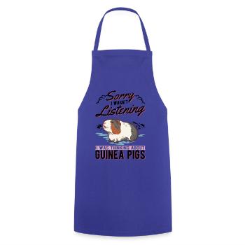 Guinea Pig Gift Guinea Pig - Cooking Apron - royal blue - Front - AI Model Male 185 dark (185cm)