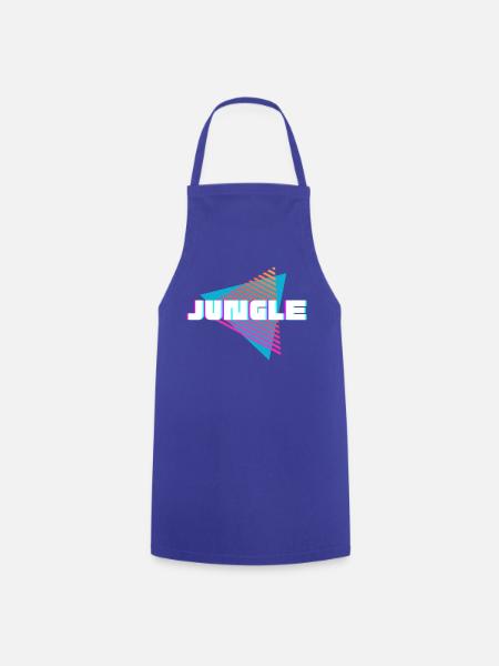 Jungle - Kochschürze - Royalblau