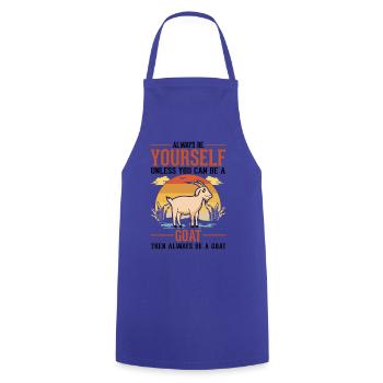 Goats Gift Goat Host Goat - Cooking Apron - royal blue - Front - AI Model Male 185 dark (185cm)