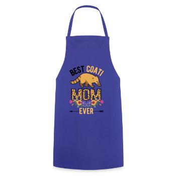 Meilleure maman coati - Tablier de cuisine - bleu royal - Devant - AI Model Male 185 dark (185cm)