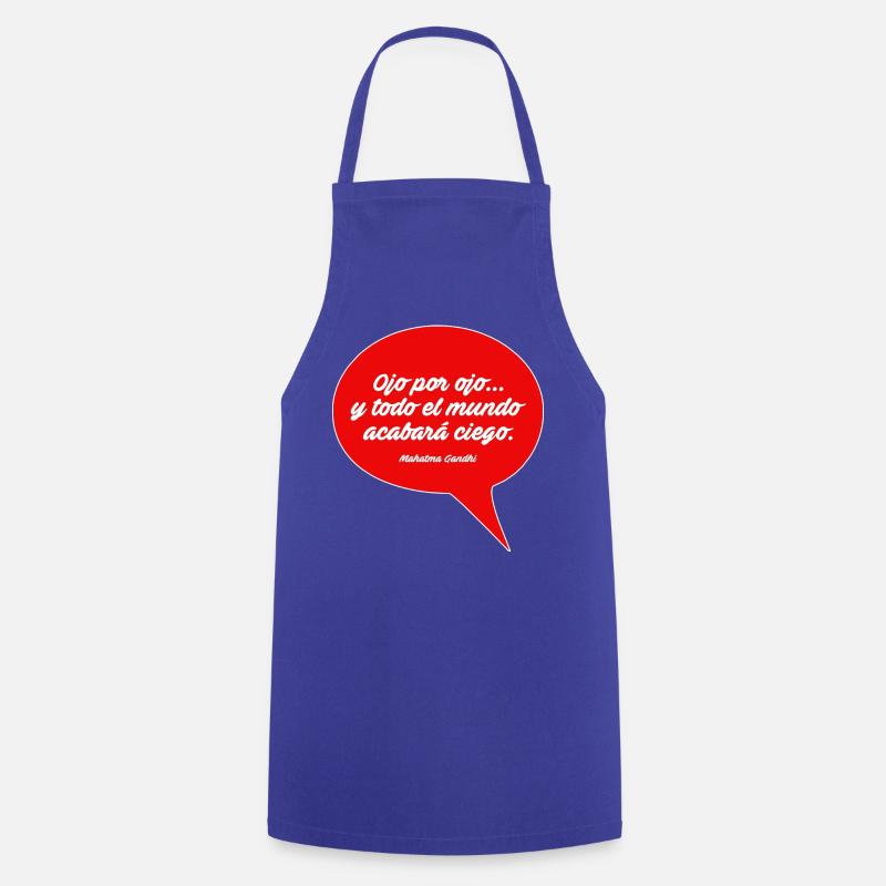 Œil pour œil - Tablier de cuisine - bleu royal