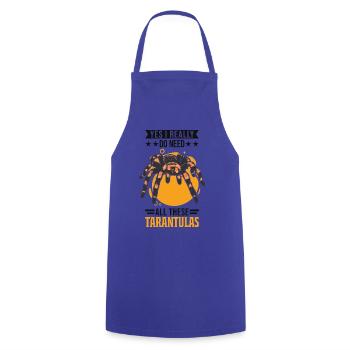 Tarantula Gift Spider Tarantula - Cooking Apron - royal blue - Front - AI Model Male 185 dark (185cm)