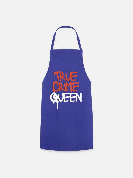 True Crime Queen - Kochschürze - Royalblau