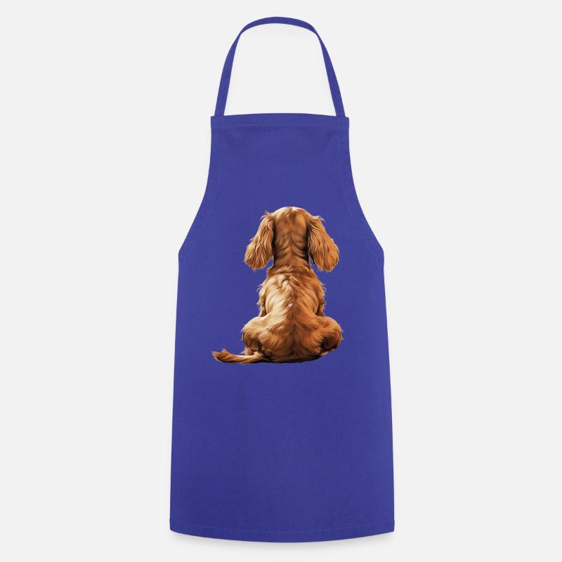 Cocker Spaniel - Kochschürze - Royalblau