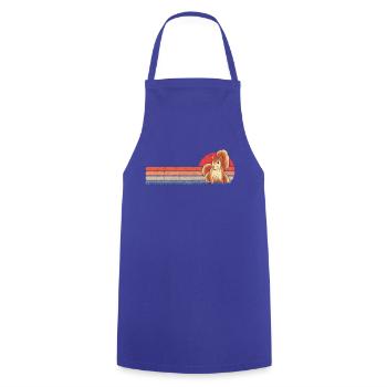 Eichhörnchen Écureuil rétro - Tablier de cuisine - bleu royal - Devant - AI Model Male 185 dark (185cm)