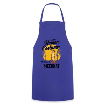 Déguisement Suricate Suricate Halloween - Tablier de cuisine - bleu royal - Devant - AI Model Male 185 dark (185cm)