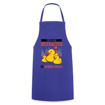 Rubber Duck Gift Rubber Duck Rubber Duck - Cooking Apron - royal blue - Front - AI Model Male 185 dark (185cm)