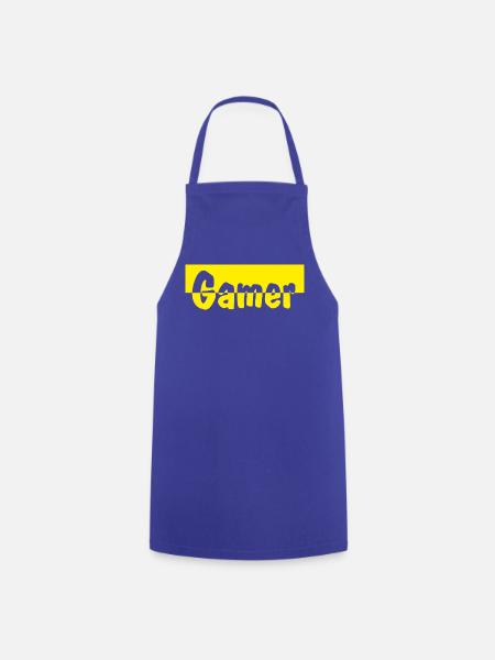 Gamer - Kochschürze - Royalblau
