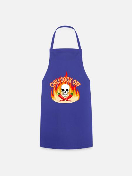 Chili Cook Off - Kochschürze - Royalblau