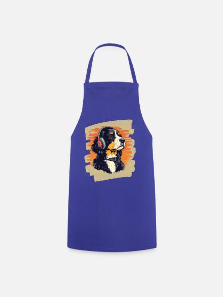 Entlebucher Sennenhund - Kochschürze - Royalblau