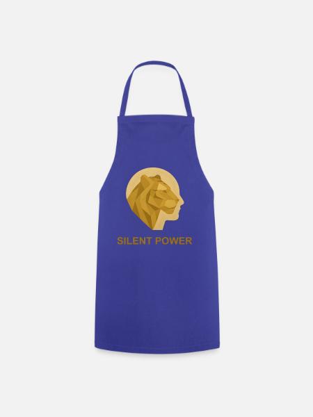 Silent Power - Kochschürze - Royalblau