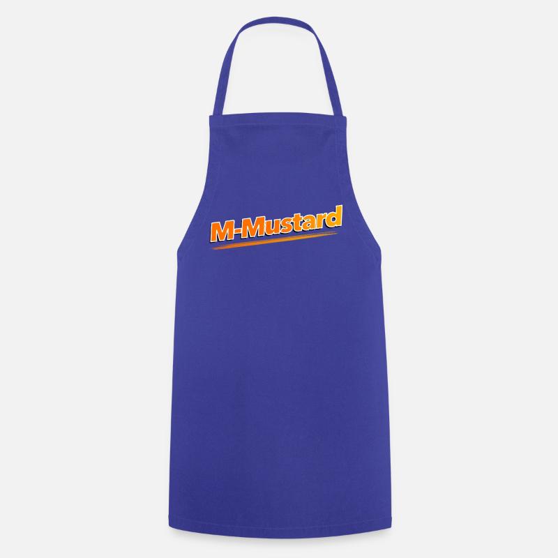 M-Moutarde - Tablier de cuisine - bleu royal