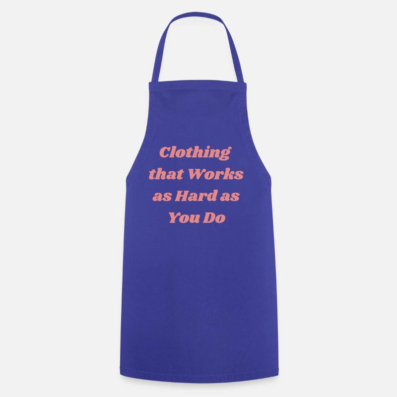 Conception audacieuse de t-shirt de citation de motivation - Tablier de cuisine - bleu royal