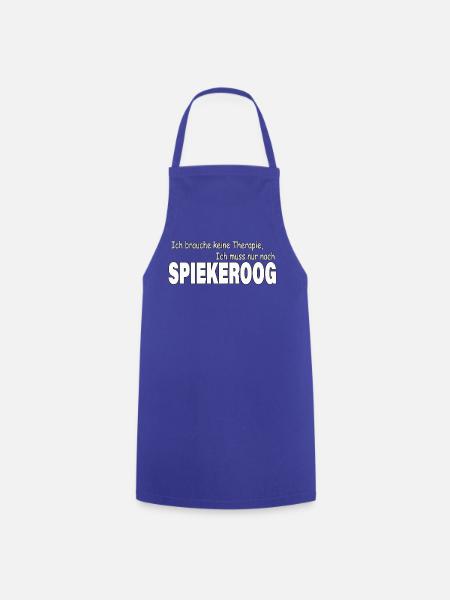 Therapie SPIEKEROOG - Kochschürze - Royalblau