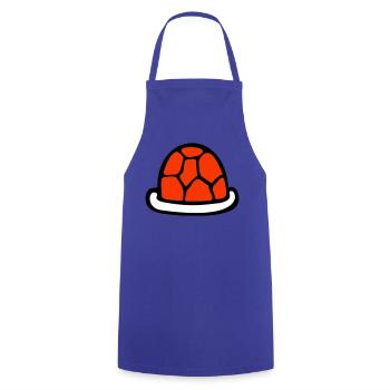 Turtle shell without turtle cute shell - Cooking Apron - royal blue - Front - AI Model Male 185 dark (185cm)