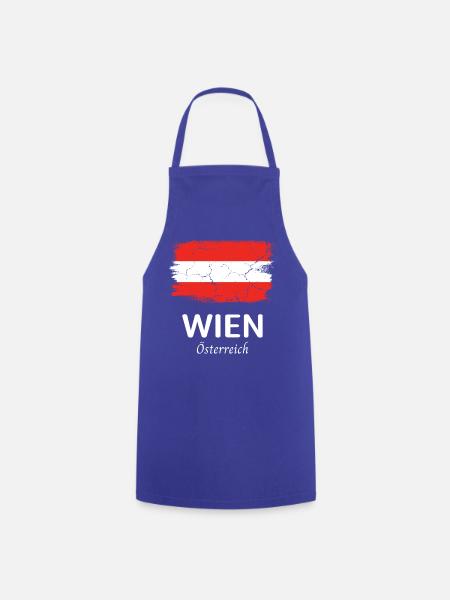 Wien - Kochschürze - Royalblau