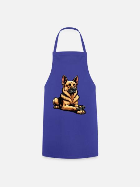 Deutscher Schäferhund Schäferhunde Schäferhunde - Kochschürze - Royalblau