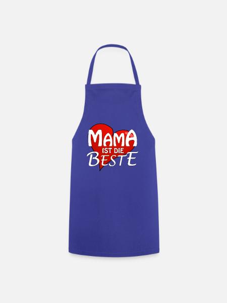 MAMA IST DIE BESTE - Kochschürze - Royalblau