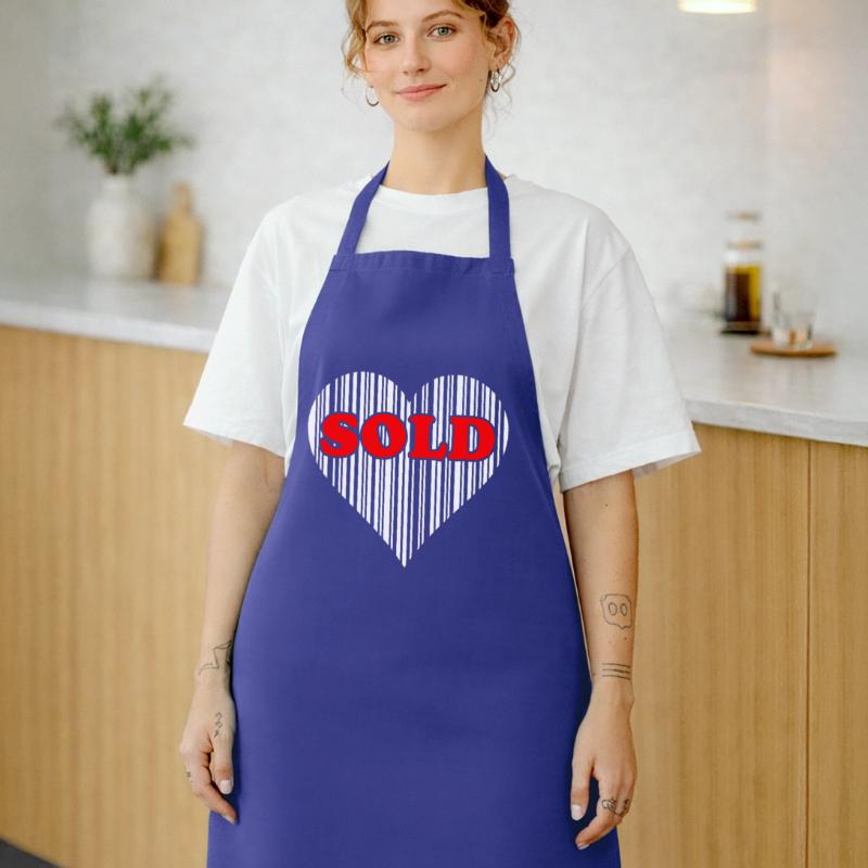 Herz Barcode Liebe – Sold Code Strichcode Geschenk Kochschürze