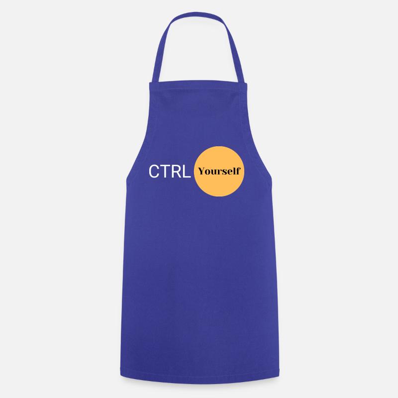 CTRL Yourself - Cooking Apron - royal blue