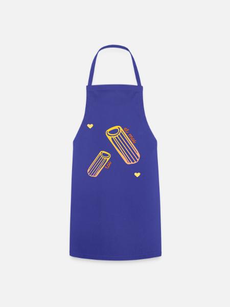 Pasta Beziehung Liebe - Kochschürze - Royalblau