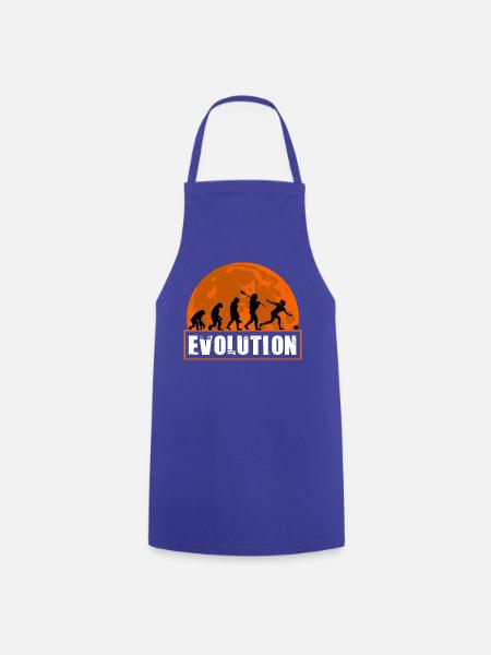 Entwicklung der Bowling Woman Funny Bowler League Gif - Kochschürze - Royalblau