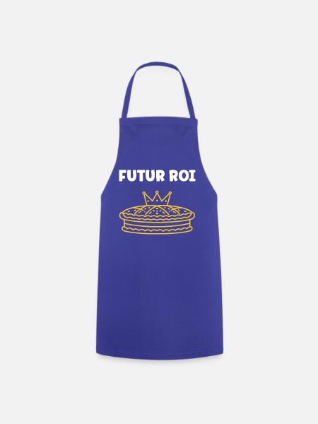 Humor galette des rois - Kochschürze - Royalblau