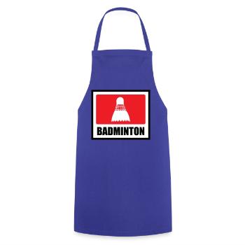 Badminton - Sport - Raquette - Tablier de cuisine - bleu royal - Devant - AI Model Male 185 dark (185cm)