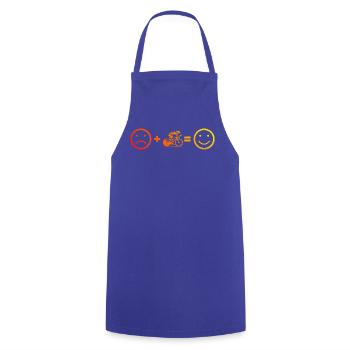 Fresh road bike motif for road bike - Cooking Apron - royal blue - Front - AI Model Male 185 dark (185cm)