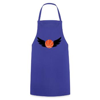 Basketball / Basketball / Basktet-Ball / Sports - Cooking Apron - royal blue - Front - AI Model Male 185 dark (185cm)