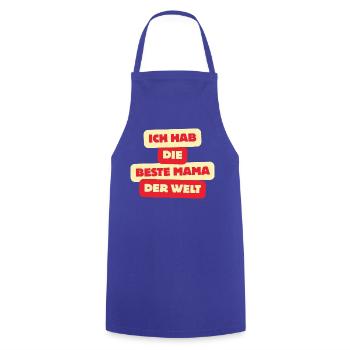 Best Mom in the World – Baby & Kids Shirt - Cooking Apron - royal blue - Front - AI Model Male 185 dark (185cm)