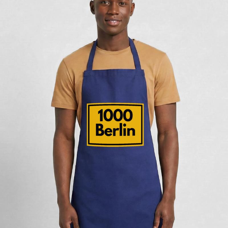 OLD POSTCODE POSTCODE RETRO 1000 BERLIN CAPITAL Cooking Apron