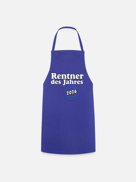 Rentner des Jahres 2026 - Kochschürze - Royalblau
