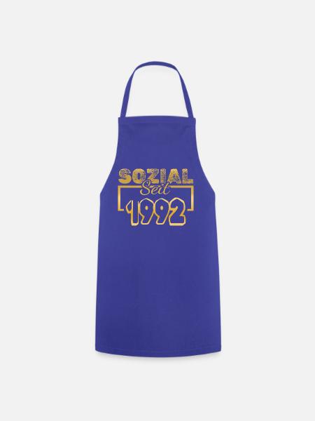 Sozial 1992 - Kochschürze - Royalblau