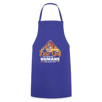 Disc Golf Gifts Disc Golf - Cooking Apron - royal blue - Front - AI Model Male 185 dark (185cm)
