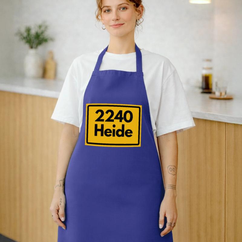 OLD POSTCODE POSTCODE RETRO 2240 HEIDE MARSHENLAND Cooking Apron