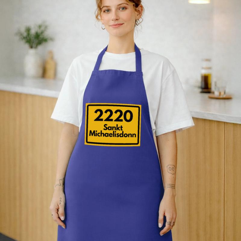 OLD POSTCODE POSTCODE 2220 SANKT MICHAELISDONN Cooking Apron