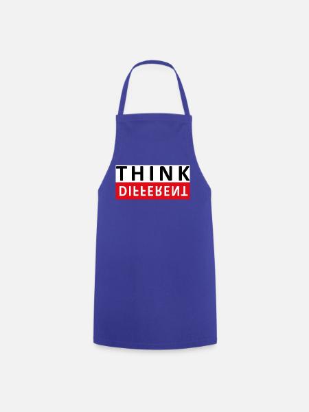 Think Different - Kochschürze - Royalblau