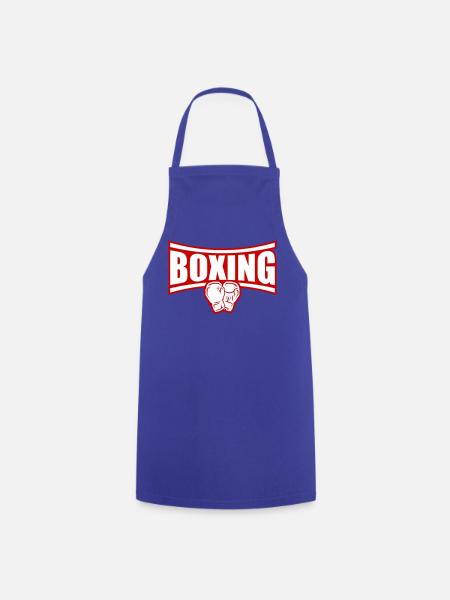 Boxing Boxen - Kochschürze - Royalblau
