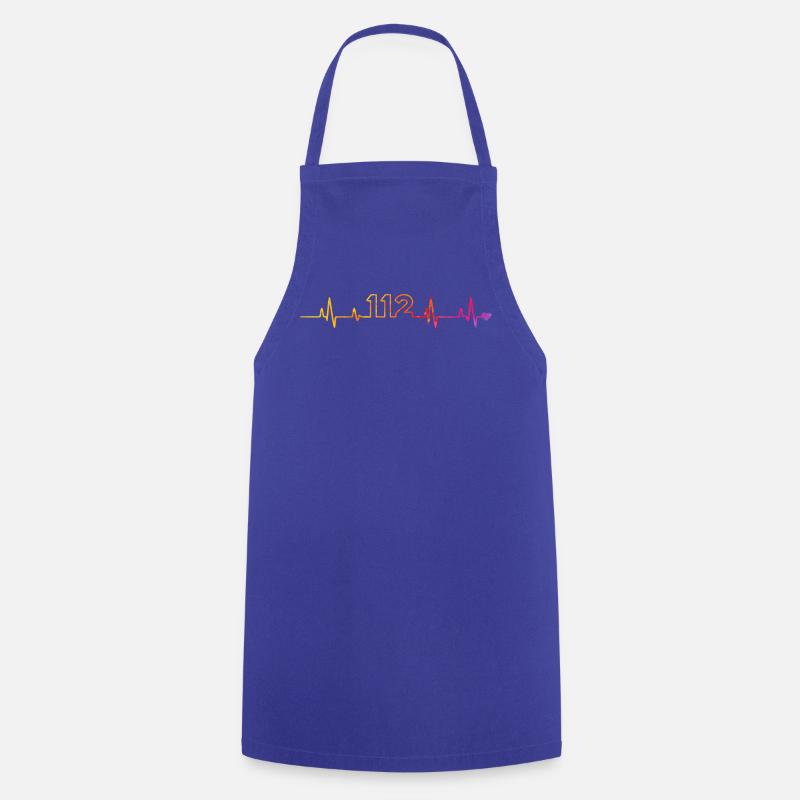 Fire Brigade 112 - Cooking Apron - royal blue