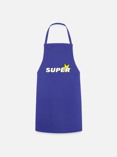 SUPER STAR - Kochschürze - Royalblau