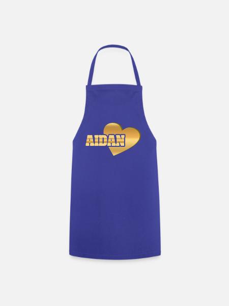 Aidan als Love - Kochschürze - Royalblau