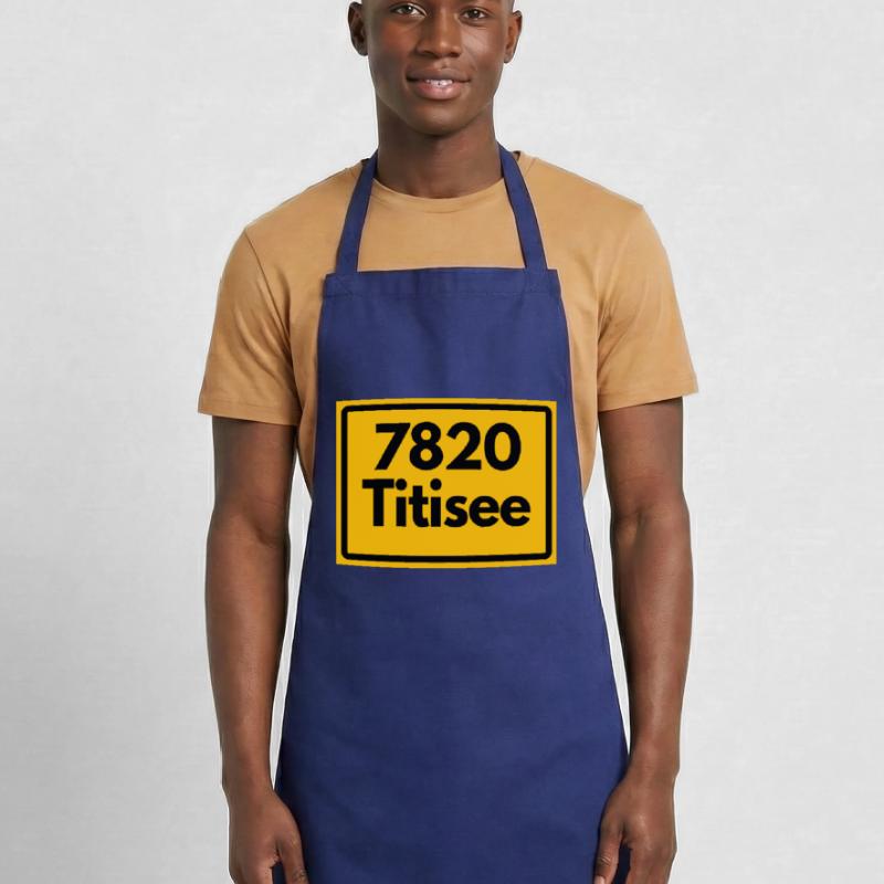 OLD POSTCODE POSTCODE RETRO 7820 TITISEE HEIMAT Cooking Apron