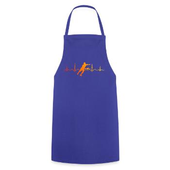 Pickleball Match Design for Pickleball Player Fans - Cooking Apron - royal blue - Front - AI Model Male 185 dark (185cm)