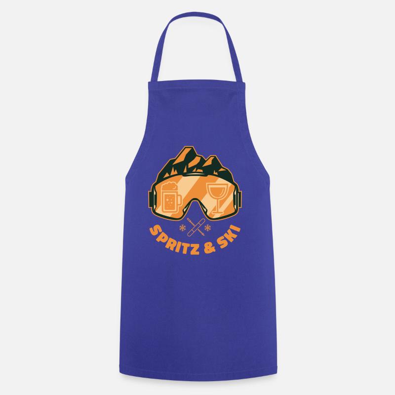Spritz & Ski – Après-Ski Winter Spritz - Cooking Apron - royal blue