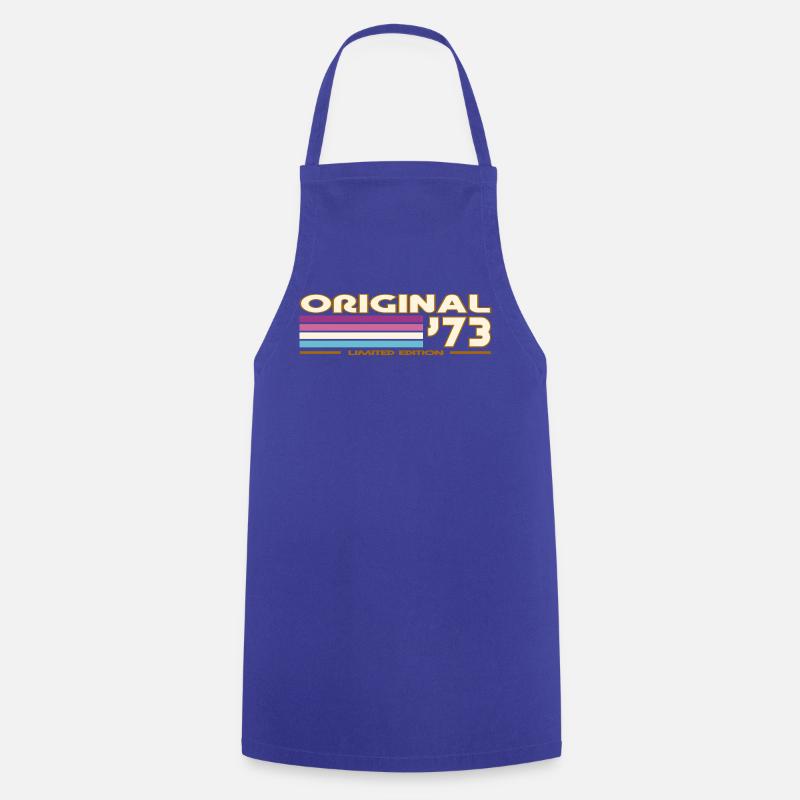 Original 73 Retro 70s - Cooking Apron - royal blue