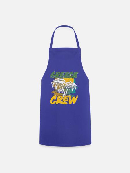 Greece Crew - Kochschürze - Royalblau